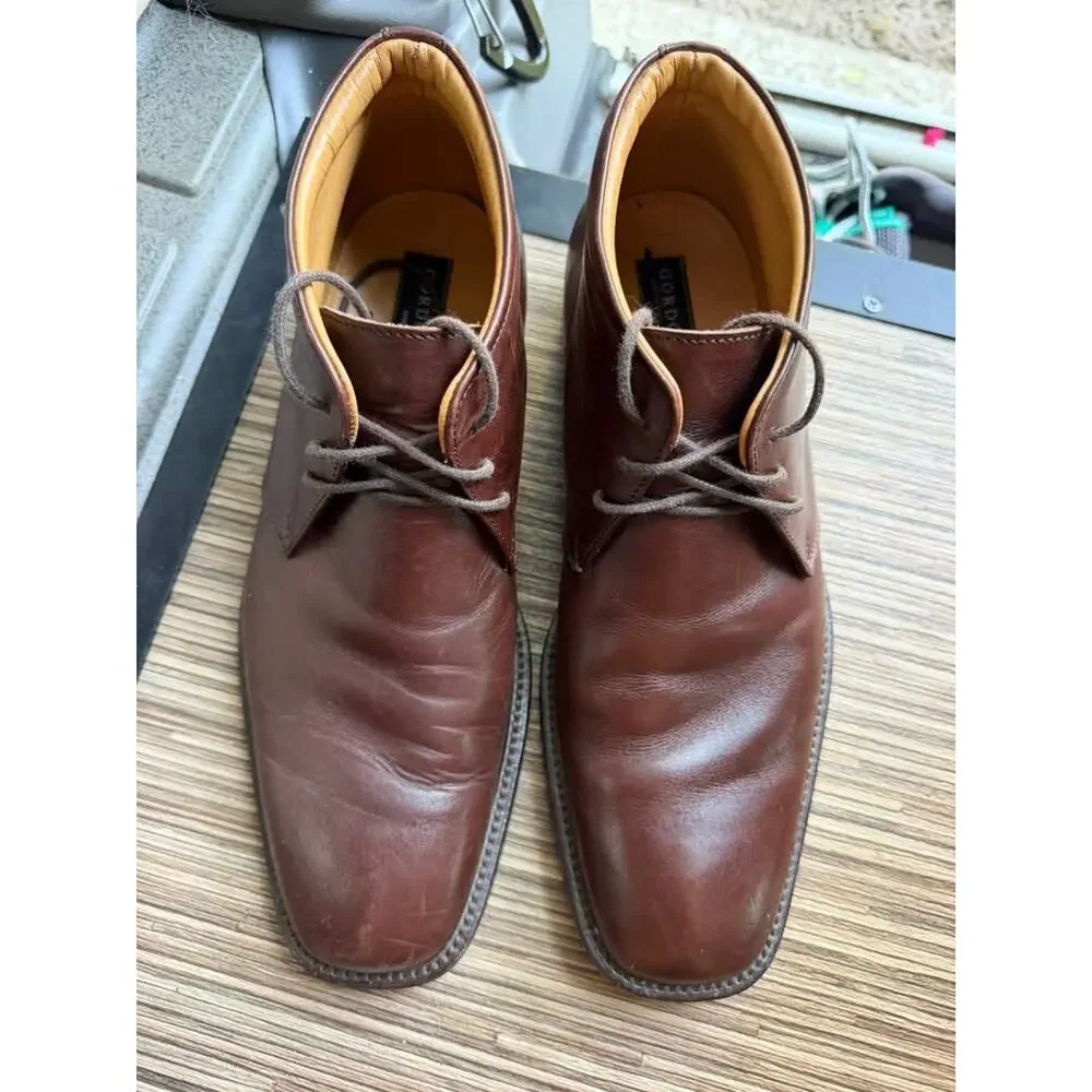 Gordon Rush Brown Leather Boots Size 8